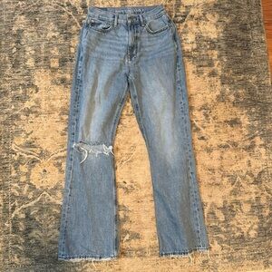 American Eagle women’s jeans size 2 highest Rise Ankle Flare.